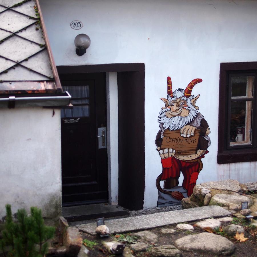 Certuv Mlyn - Pohadkova Chalupa - Jizerske Hory Bily Potok Bagian luar foto